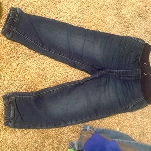 Boys Dark Wash Jeggings